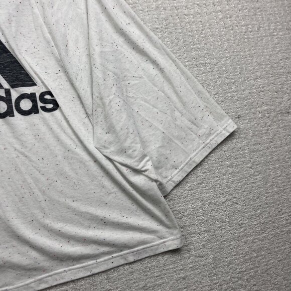 Adidas Shirt Future Icon Winners 3.0 Confetti Tee White / Gray Women Sz S - Picture 4 of 10